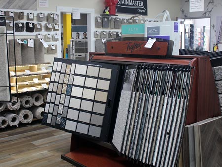 Carpet Station in Chino, CA. has a large carpet selection! Quality, luxury, and beautiful carpet and more! All your favorite name brands for you to select from for your flooring needs. Visit our showroom and see our carpet for yourself.